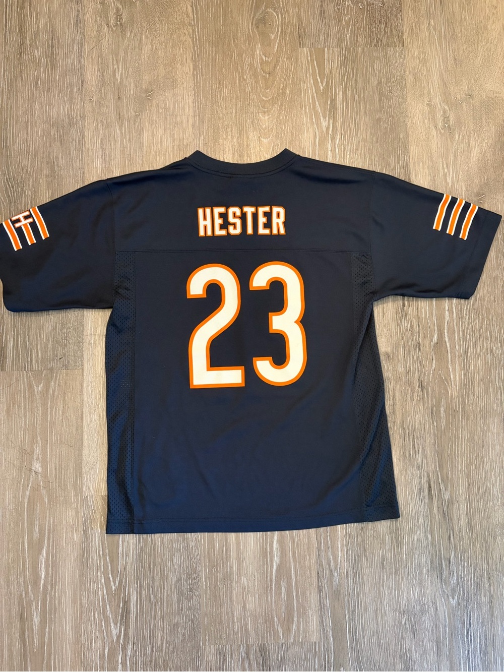 Chicago Bears “Hester 23" Football Jersey - Navy/Orange